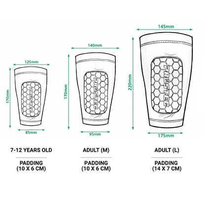 Prostec Built-in Shin Guards